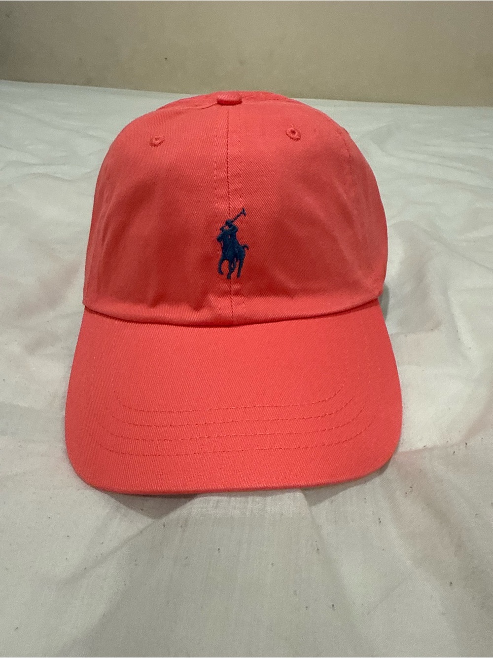 Ralph Lauren orange Polo Pony Baseball Cap